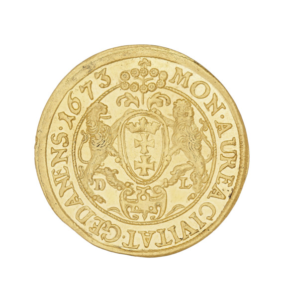 Gdansk ducat, Lesse, Daniel (1656-1685), Michal Korybut Wisniowiecki (King of Poland; 1669–1673),