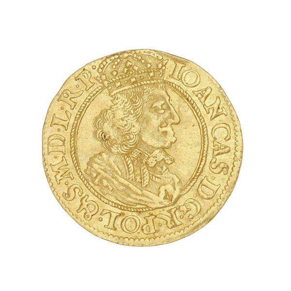 Gdansk ducat, John II Casimir Vasa (King of Poland; 1648–1668), maker: Gerhard Rogge (fl.