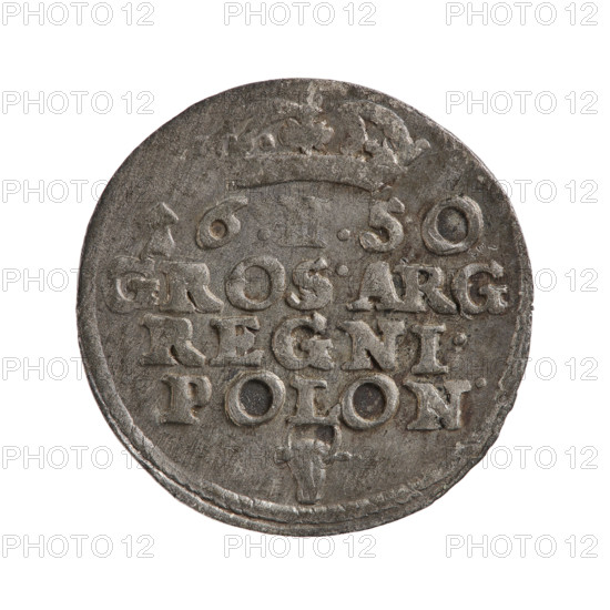crown groschen, Leszczynski, Boguslaw (fl. 1650-1659), John II Casimir Vasa (King of Poland;