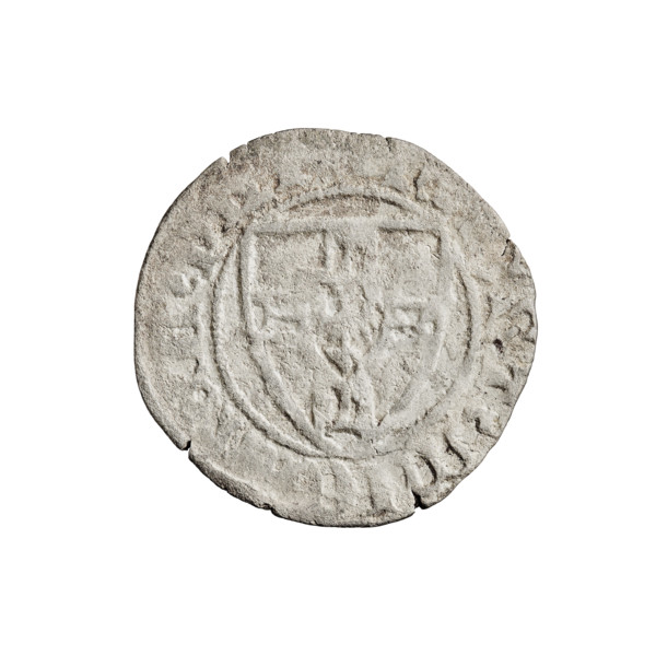 Teutonic szelag, Michal Küchmeister (Grand Master; 1414–1422). Teutonic shield (iconographic),