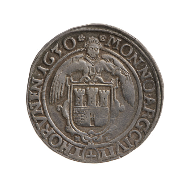 Torun quarter-thaler, Lippe, Hans (mintmaster, 1629–1630), Sigismund III Vasa (king of Poland,