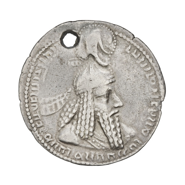 drachma, Ardashir I (ruler of Persia; 224–242), busts, altars, crowns, Persia, Sassanid Kingdom,