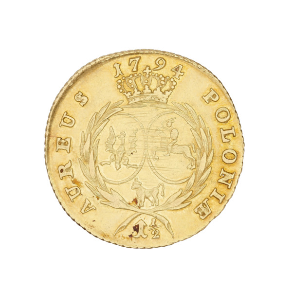 One and a half Crown ducats, Stanislaw August Poniatowski (King of Poland; 1764–1795), Stanislaw