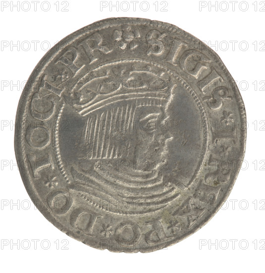 Gdansk grosz, Sigismund I the Old (King of Poland; 1467–1548), grosz, Gdansk (Pomeranian