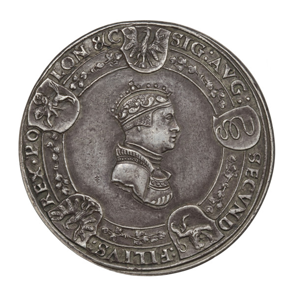 Crown medal thaler (cast), Sigismund I the Old (King of Poland; 1506–1548), medal thalers, crowns;