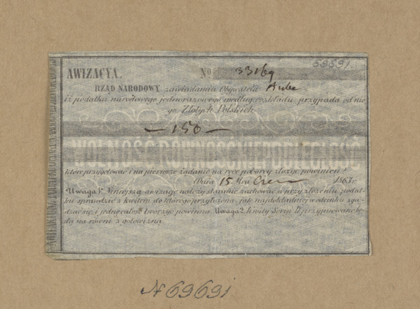 National tax notice; National Government; securities; National Government notice; January Uprising