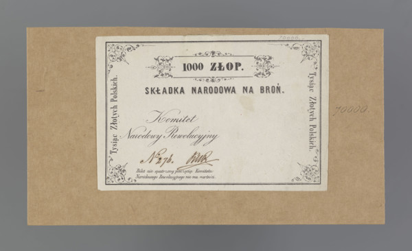 National contribution for weapons, securities, National Government, national contribution for