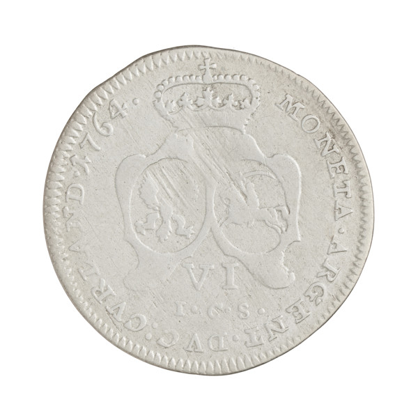 Master of the Mitawa mint Justyn Karol Schröder; publisher GZ; Ernest Jan Biron (Duke of Courland