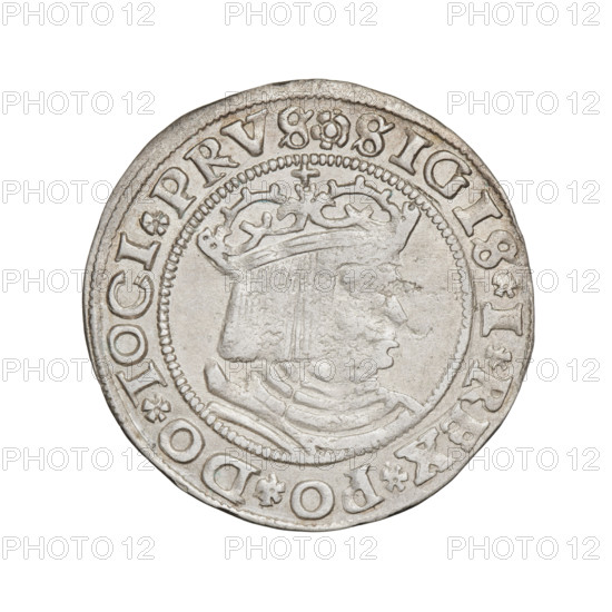 Prussian grosz, Sigismund I the Old (King of Poland; 1506–1548), eagles, Polish coins,