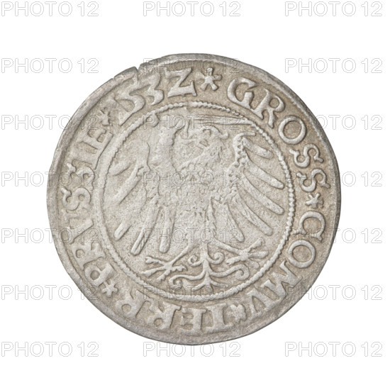 Prussian grosz, Sigismund I the Old (King of Poland; 1506–1548), eagles, Polish coins, Jagiellons