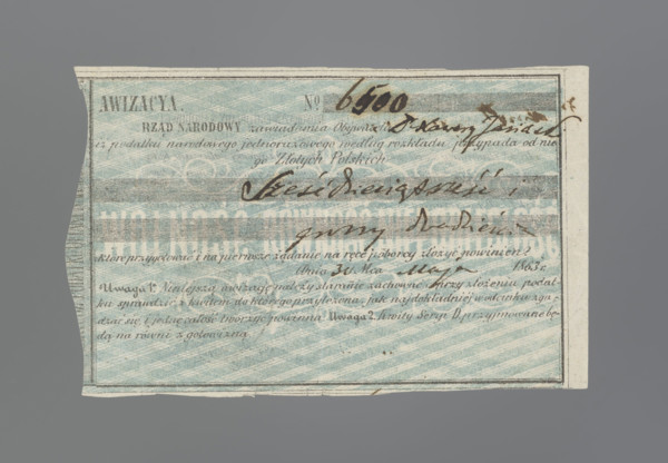 Personal notice of national tax issued by the Governor of the City of Warsaw, National Government,
