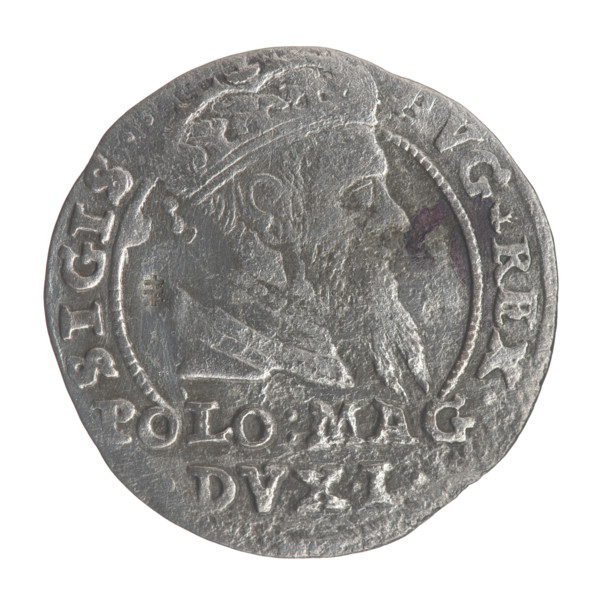 Lithuanian grosz on a Polish foot, Sigismund II Augustus (King of Poland; 1544–1572). Polish coin,