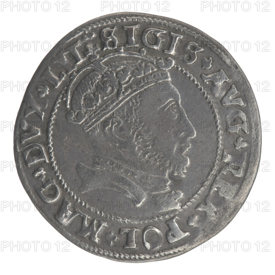 Lithuanian grosz on a Lithuanian foot, Sigismund II Augustus (King of Poland; 1520–1572). Aw.