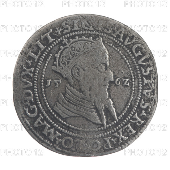 Lithuanian sixer, Sigismund II Augustus (king of Poland; 1544–1572). Coats of arms, Jagiellonians