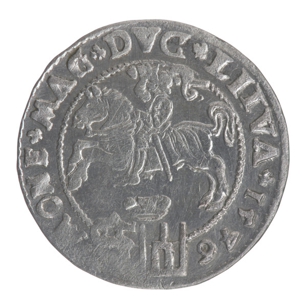 Lithuanian grosz on a Polish foot, Sigismund II Augustus (King of Poland; 1544–1572), Jagiellon