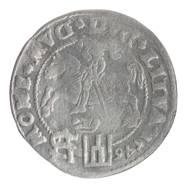 Lithuanian grosz on a Polish foot, Sigismund II Augustus (King of Poland; 1544–1572), Jagiellonian