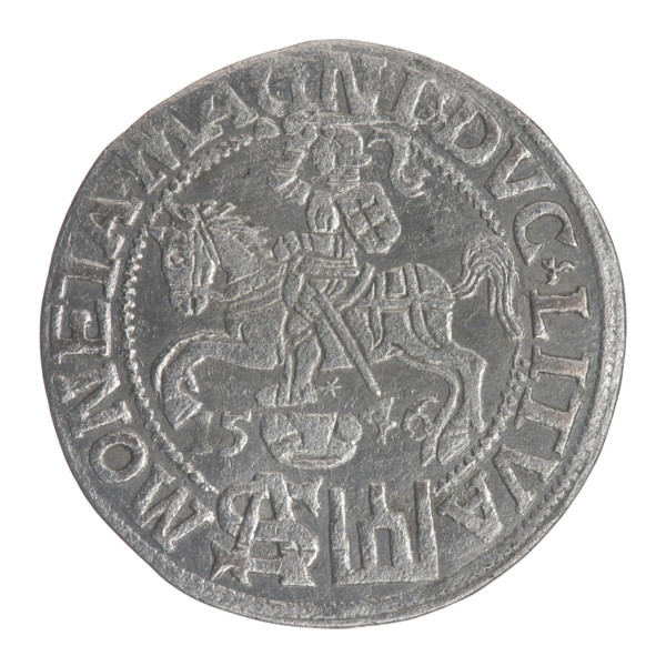 Lithuanian grosz on a Polish foot, Sigismund II Augustus (King of Poland; 1544–1572), Jagiellon