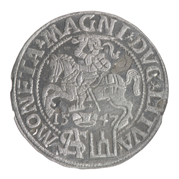 Lithuanian grosz on a Polish foot, Sigismund II Augustus (King of Poland; 1544–1572), Jagiellon