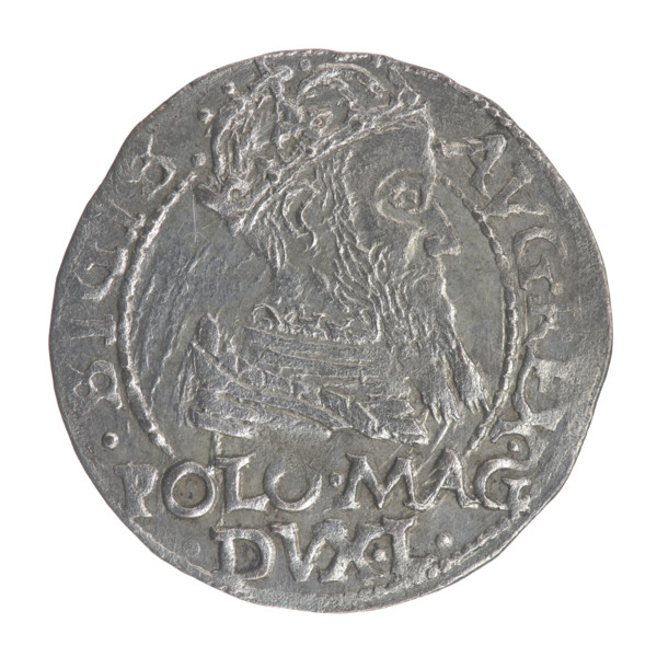 Lithuanian grosz on a Polish foot, Sigismund II Augustus (King of Poland; 1544–1572). Polish coin