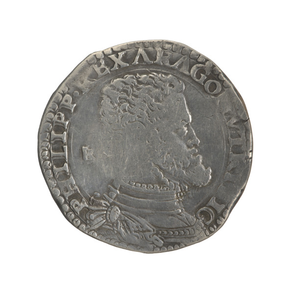 Lithuanian half thaler (mezzo ducato with countersignature), Sigismund II Augustus (King of Poland;