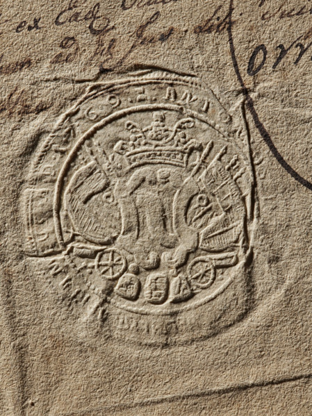 Seal of Antoni Weglenski, Starost of Chelm. Antoni Weglenski (fl. ca. 1769); Witold Zurakowski