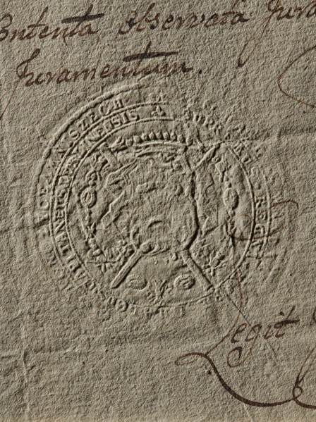 Seal of Michal Jerzy Mniszech, Starost of Lublin, Mniszech, Michal Jerzy Wandalin (1748–1806).