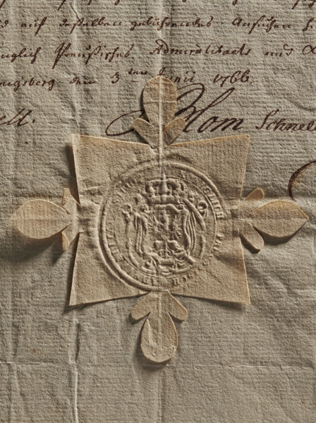 Prussian Admiralty seal, Admiralty, official seals, document seals, seals with coat of arms. Round