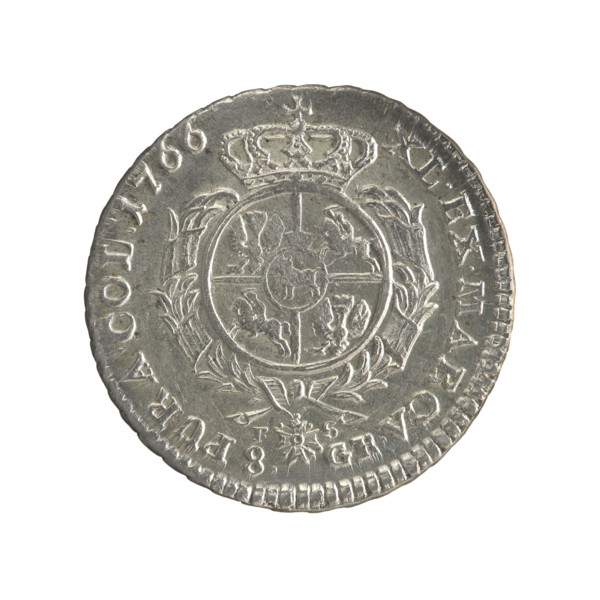 2 gold crown coins, Sylm, Frederick William (fl. 1765-1767), Stanislaw August Poniatowski (King of