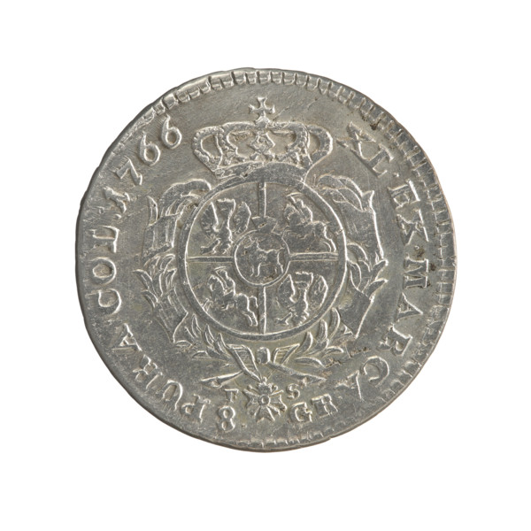 2 gold crown coins, Sylm, Frederick William (fl. 1765–1767); Stanislaw August Poniatowski (King of