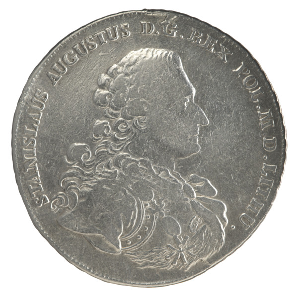 Crown thaler, Sylm, Frederick William (fl. 1765–1767); Stanislaw August Poniatowski (King of Poland