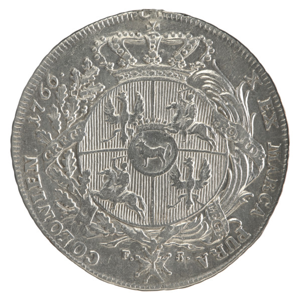 Crown thaler, Sylm, Frederick William (fl. 1765–1767), Stanislaw August Poniatowski (King of