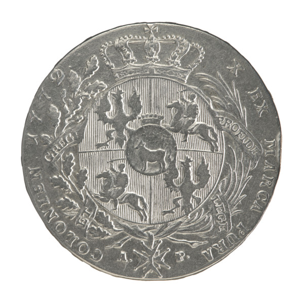 Crown thaler, Partenstein, Antoni (fl. 1772-1774), Stanislaw August Poniatowski (King of Poland;