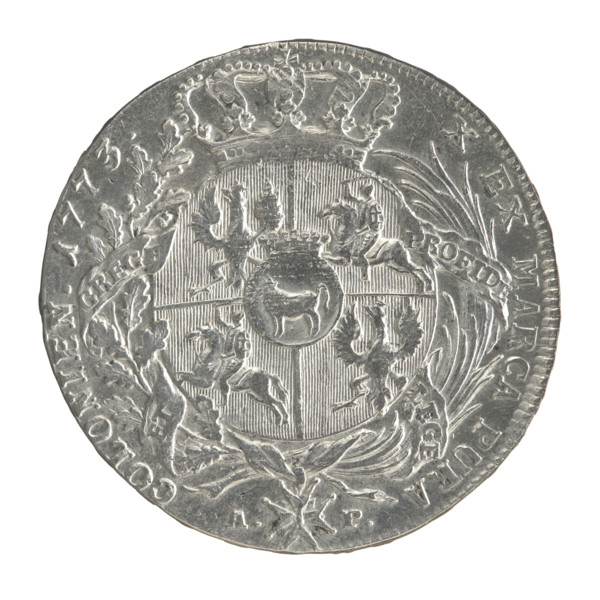 Crown thaler, Partenstein, Antoni (fl. 1772–1774); Stanislaw August Poniatowski (King of Poland ;