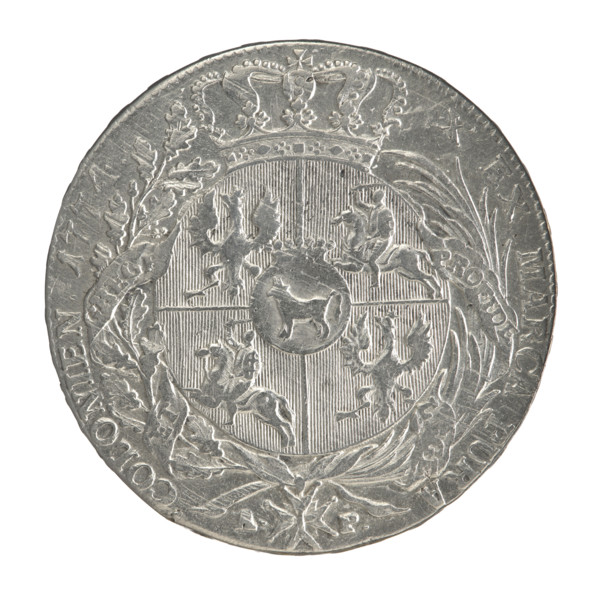 Crown thaler, Partenstein, Antoni (fl. 1772-1774), Stanislaw August Poniatowski (King of Poland;