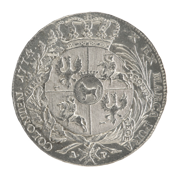 Crown thaler, Partenstein, Antoni (fl. 1772–1774); Stanislaw August Poniatowski (King of Poland,