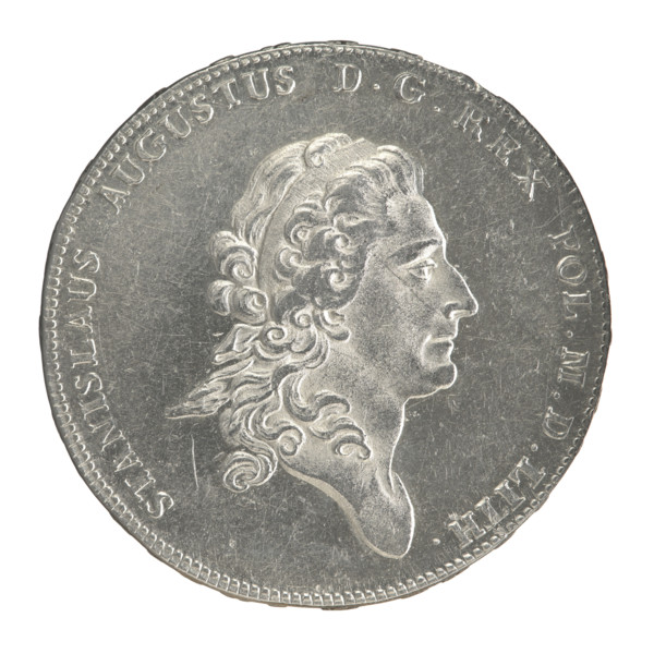 Crown thaler, Brenn, Efraim (fl. 1774–1792); Stanislaw August Poniatowski (King of Poland;