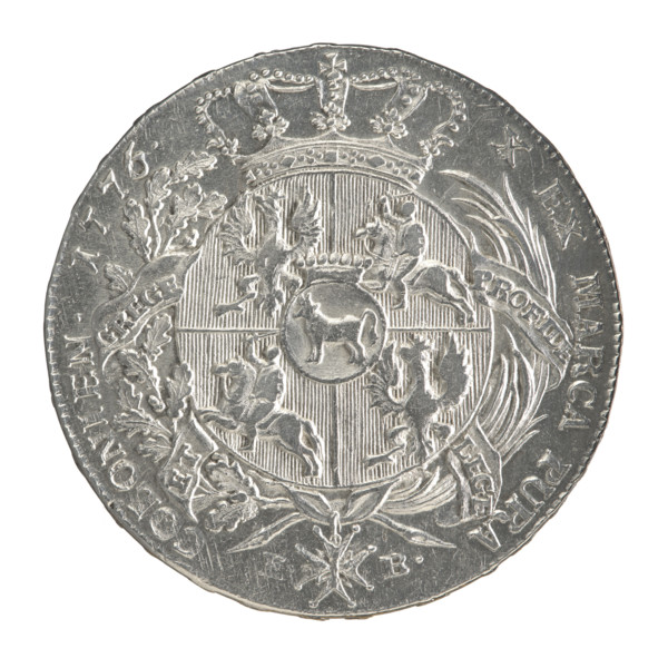 Crown thaler, Stanislaw August Poniatowski (King of Poland; 1764–1795), Brenn, Efraim (fl.