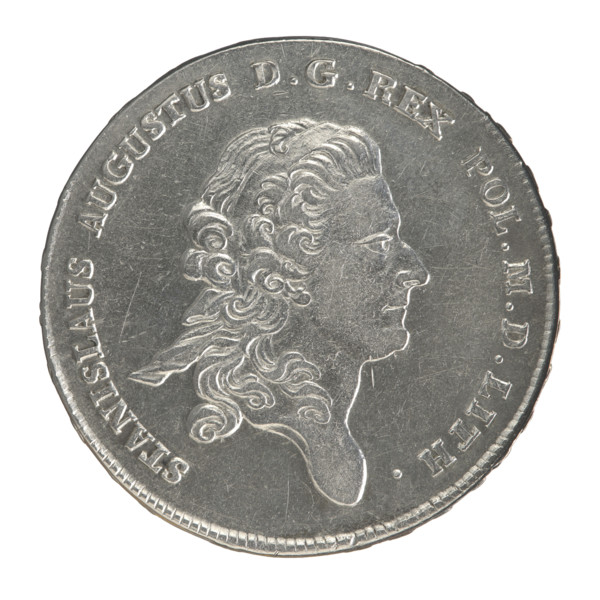 Crown thaler by Brenn, Efraim (fl. 1774–1792) for Stanislaw August Poniatowski (King of Poland;