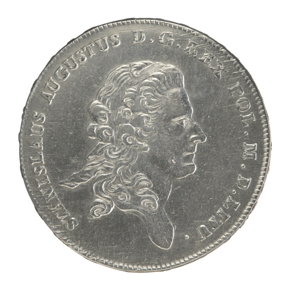 Crown thaler by Brenn, Efraim (fl. 1774-1792) depicting Stanislaw August Poniatowski (King of