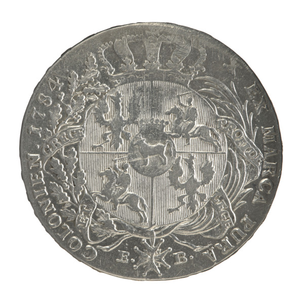 Crown thaler, Brenn, Efraim (fl. 1774–1792), Stanislaw August Poniatowski (King of Poland;