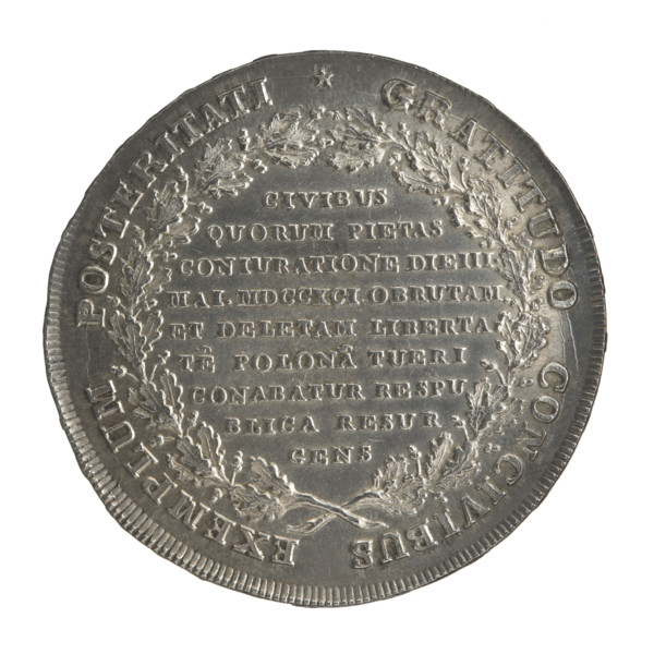 Thaler (so-called Targowica thaler), Stanislaw August Poniatowski (King of Poland; 1764–1795),