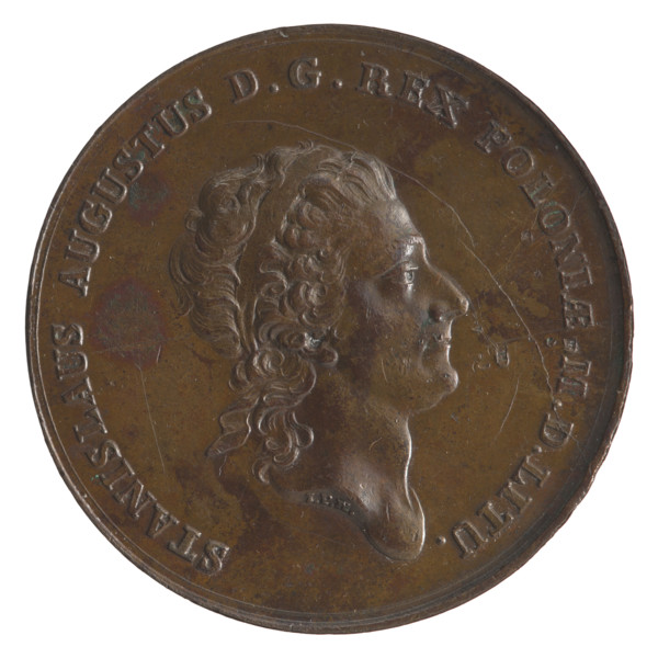 Trial crown thaler, Stanislaw August Poniatowski (King of Poland; 1764–1795). Maker: Holzhaeusser,