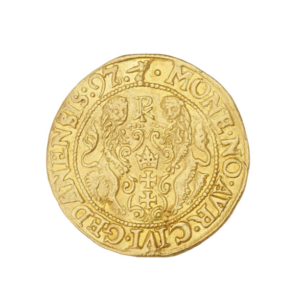 Gdansk ducat; maker: Filip Klüwer (fl. 1588–1601); ruler: Sigismund III Vasa (King of Poland,