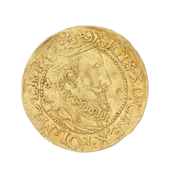 Gdansk ducat; engraver: Daniel Klüwer (fl. 1608–1618); ruler: Sigismund III Vasa (King of Poland;