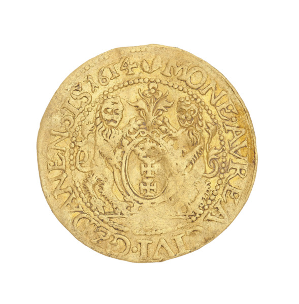Gdansk ducat, Klüwer, Daniel (fl. 1608–1618); Sigismund III Vasa (King of Poland; 1566–1632).