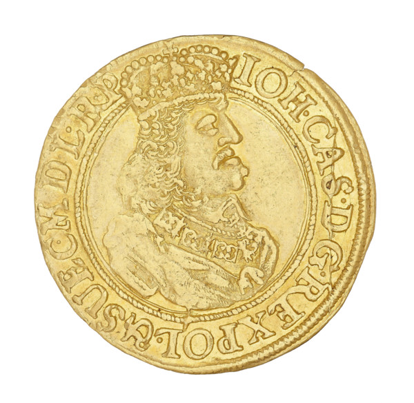 Gdansk ducat, John II Casimir Vasa (King of Poland; 1648–1668), struck 1662. Maker: Daniel Lesse