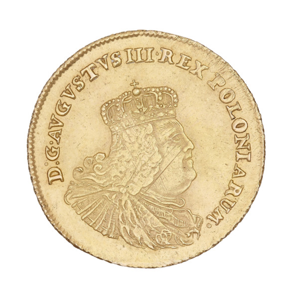 Crown Augustus; maker: Ernest Dietrich Croll (fl. 1753–1763); subject: Augustus III Sas (King of