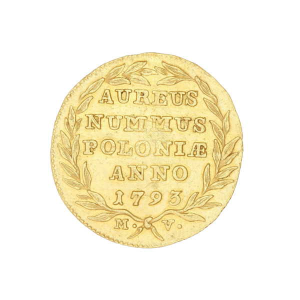 Crown ducat, Stanislaw August Poniatowski (King of Poland; reign 1764–1795), maker: Stanislaw
