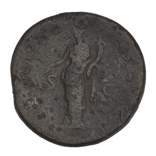 sestertius, Hadrian (76–138; Roman emperor 117–138); obverse: bust of Hadrian with laurel wreath