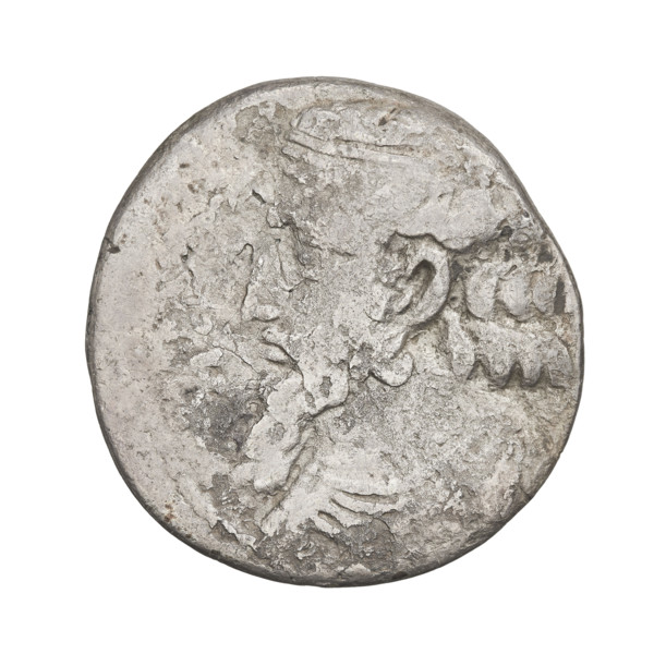 Tetradrachm of Artabanos II (king of Parthia; 10–40 AD). Obverse: bust of Artabanos II left,